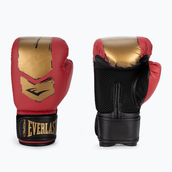 Dětské boxerské rukavice Everlast Prospect 2 red/gold EV4602 RED/GLD 3