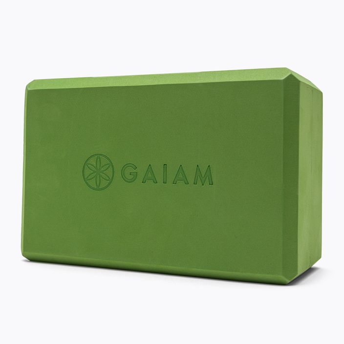 Blok na jógu Gaiam zelený 59186 3