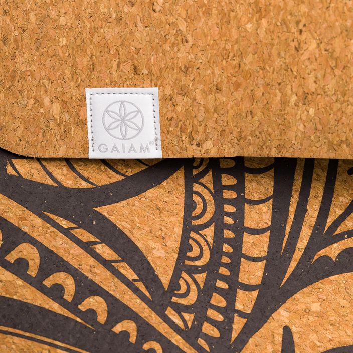 Podložka na jógu Gaiam Printed Cork Mandala 5 mm hnědá 63495 4