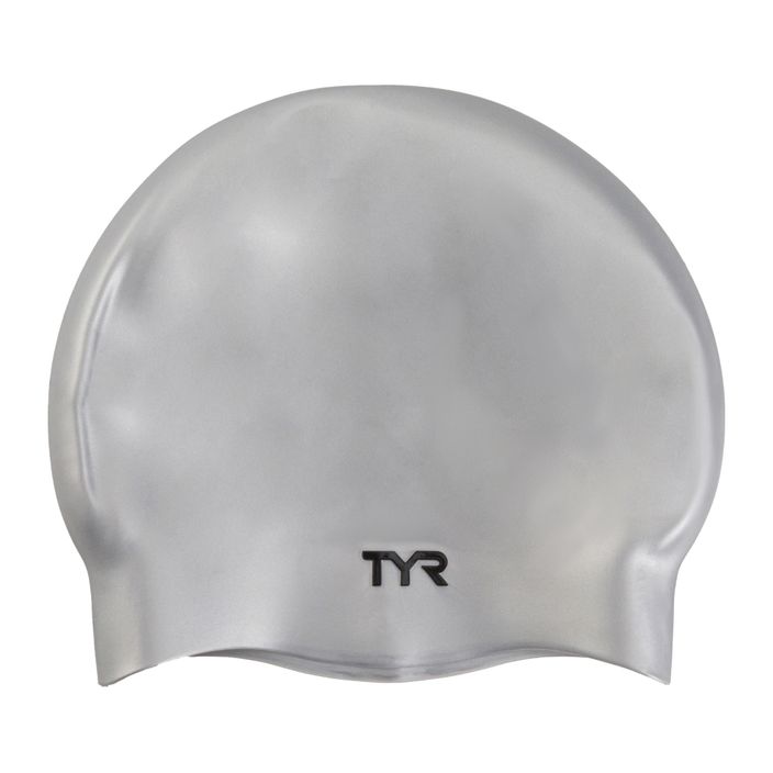Plavecká čepice TYR Wrinkle-Free Silicone šedá LCS 2