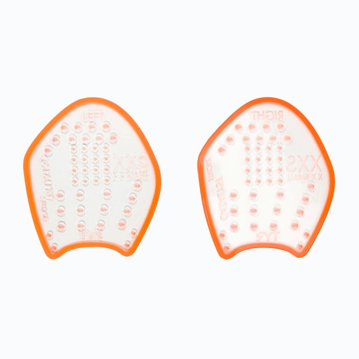 Plavecké packy TYR Catalyst Stroke fluorescent orange 2