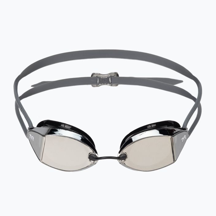 Plavecké brýle TYR Tracer-X Racing Mirrored černo-stříbrne LGTRXM_043 2