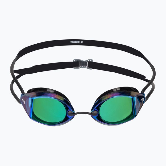 Plavecké brýle TYR Tracer-X Racing Mirrored černo-modrýe LGTRXM_422 2