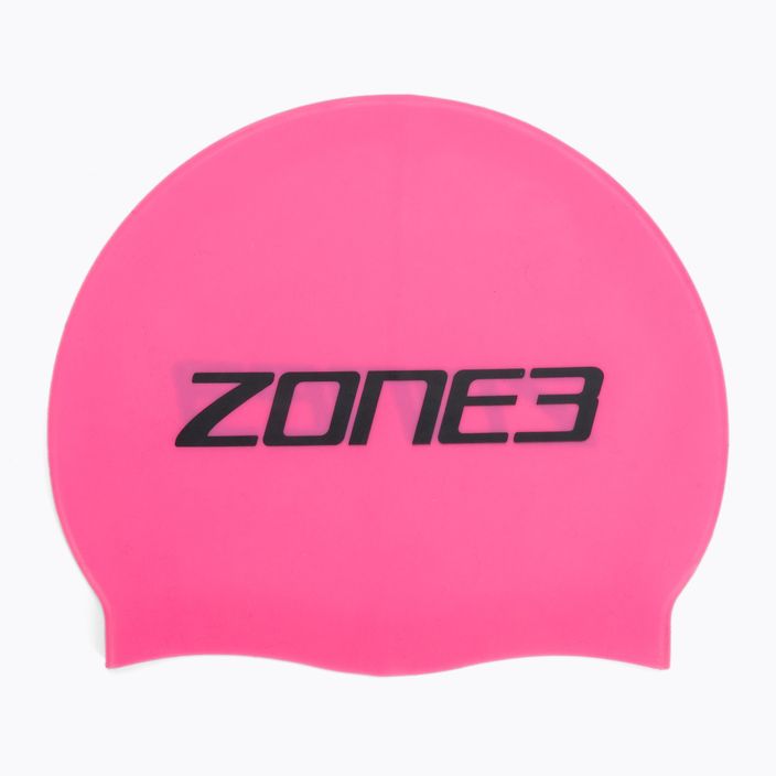 Plavecká čepice Zone3 High Vis Pink SA18SCAP114_OS
