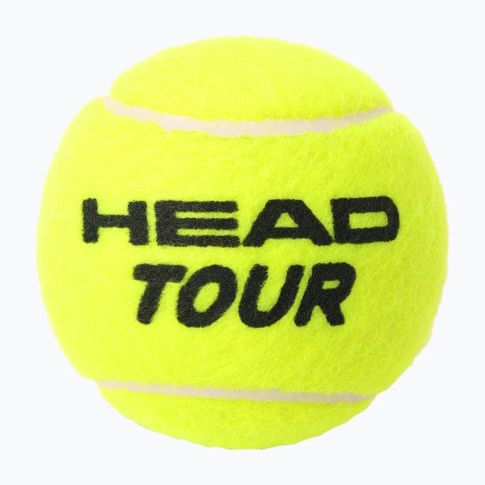 Sada tenisových míčků 4ks HEAD Tour 4B žlutá 570704 2