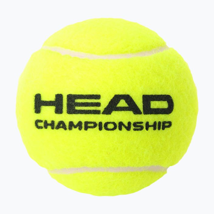Sada tenisových míčků 4ks HEAD Championship 4B žlutá 575204 2