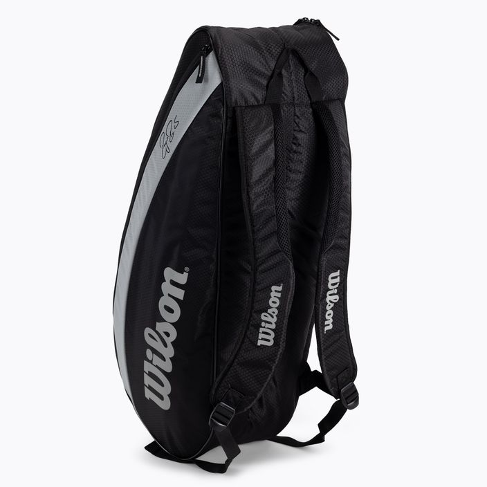 Tenisová taška Wilson Rf Team 6 Pack černá WR8005701