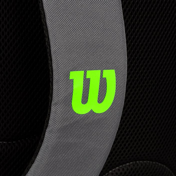 Tenisový batoh Wilson Team šedozelený WR8009903001 5