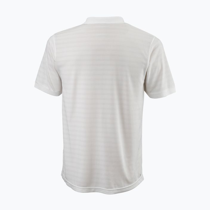 Pánské tenisové tričko Wilson Stripe Polo white WRA789703 2