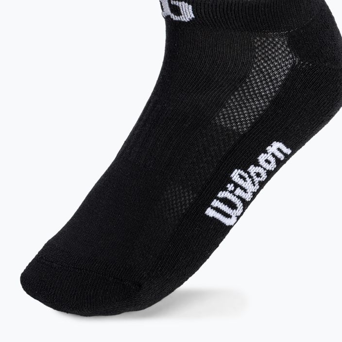Dámské tenisové ponožky Wilson No Show 3 páry černé WRA803302 4