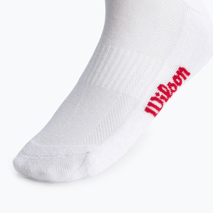 Dámské tenisové ponožky Wilson No Show 3 páry bílé WRA803301 4