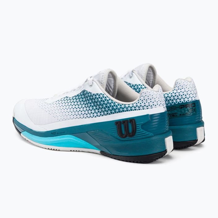 Pánská tenisová obuv Wilson Rush Pro 4.0 Clay modro-bílá WRS329290 3