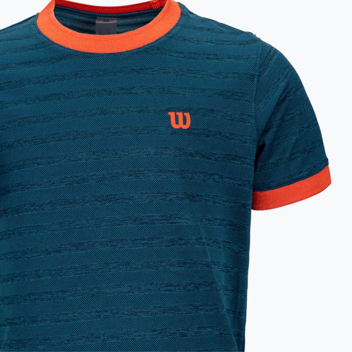 Dětské tenisové tričko Wilson Competition Crew II modré WRA807203 3