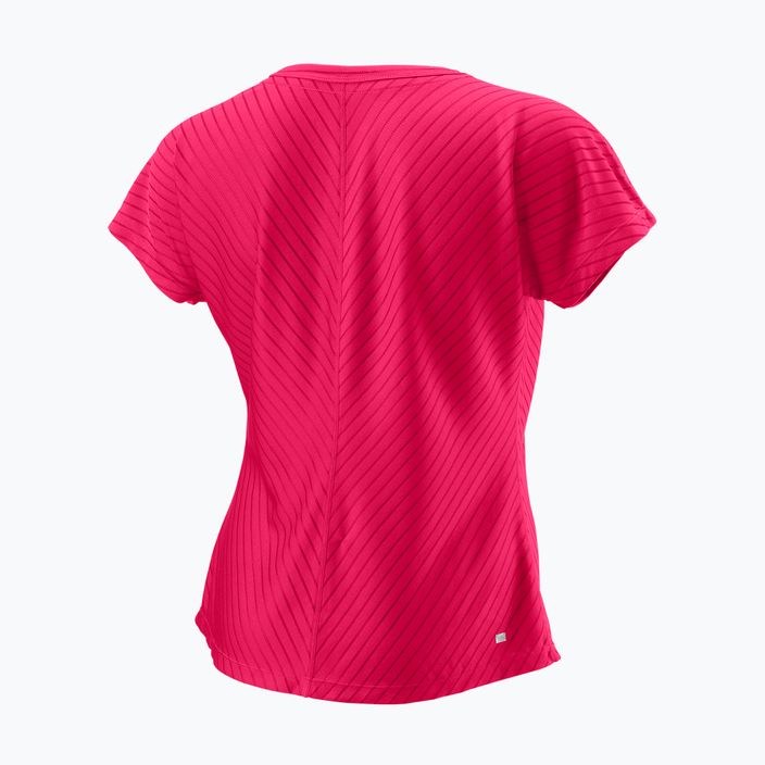 Dámské tenisové tričko Wilson Training V-Neck II pink WRA809601 2