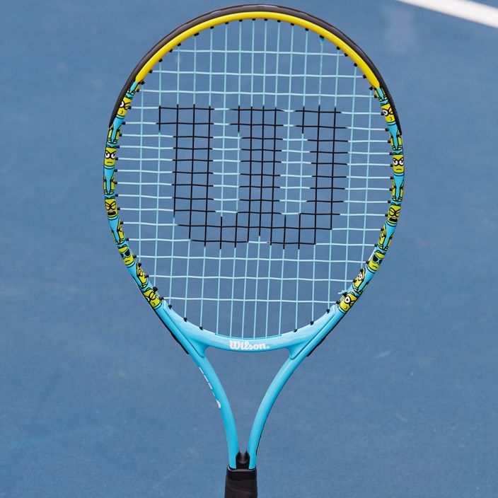 Dětská tenisová raketa Wilson Minions 2.0 Jr 23 modrá/žlutá WR097210H 7
