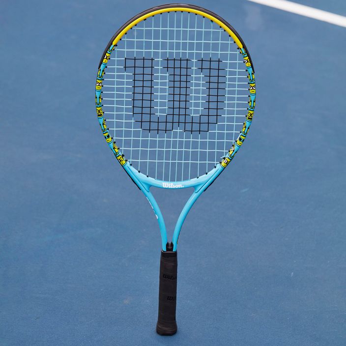 Dětská tenisová raketa Wilson Minions 2.0 Jr 25 modrá/žlutá WR097310H 7