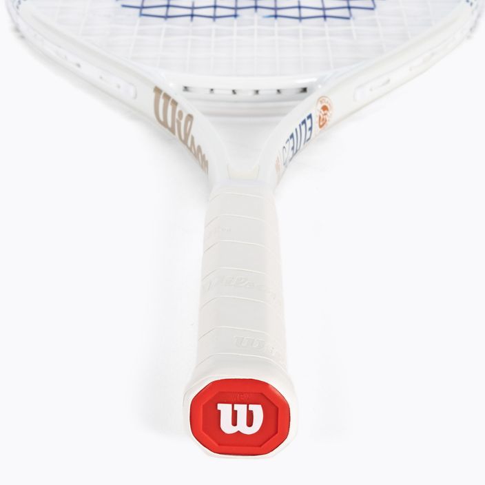 Dětská tenisová raketa Wilson Roland Garros Elite 25 bílá WR086310H 3