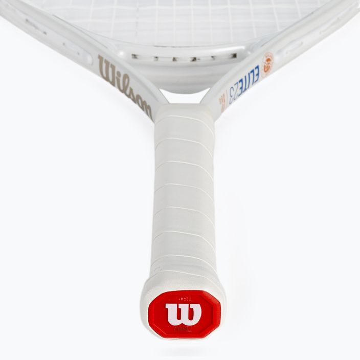 Dětská tenisová raketa Wilson Roland Garros Elite 23 bílá WR086410H 3