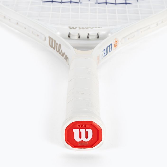 Dětská tenisová raketa Wilson Roland Garros Elite 21 bílá WR086510H 3