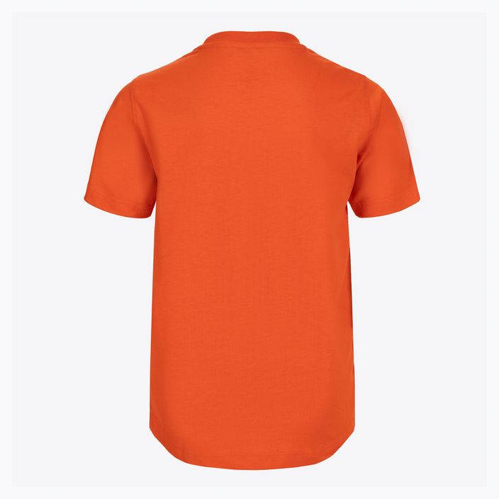 Dětské tenisové tričko Wilson Emoti-Fun Tech Tee oranžové WRA807403 2