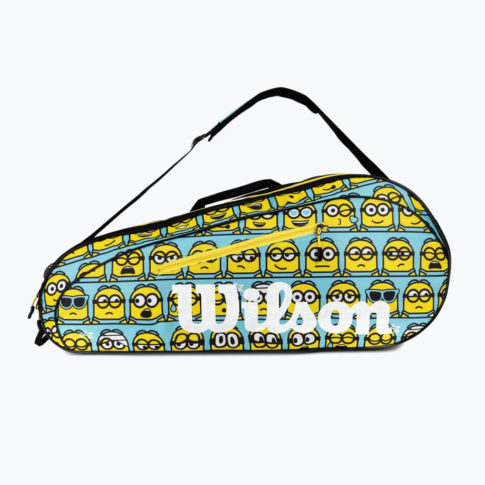 Dětská tenisová taška Wilson Minions 2.0 Team 6 Pack modrá žlutá černá