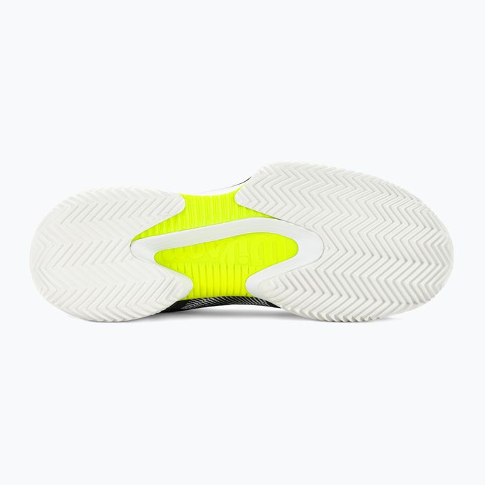 Pánské  tenisové boty  Wilson Kaos Rapide STF Clay white/black/safety yellow 5