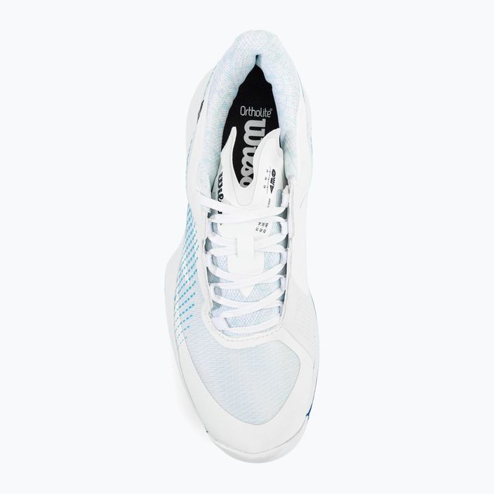 Pánské  tenisové boty  Wilson Kaos Swift 1.5 Clay white/blue atoll/lapis blue 6