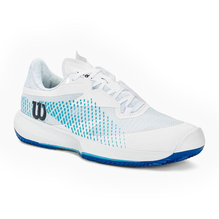 Pánské  tenisové boty  Wilson Kaos Swift 1.5 Clay white/blue atoll/lapis blue 7