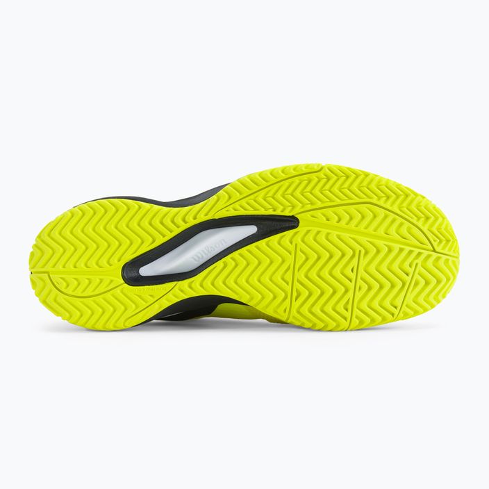 Dětská tenisová obuv Wilson Rush Pro Ace Safety černo-žlutá WRS331140 5