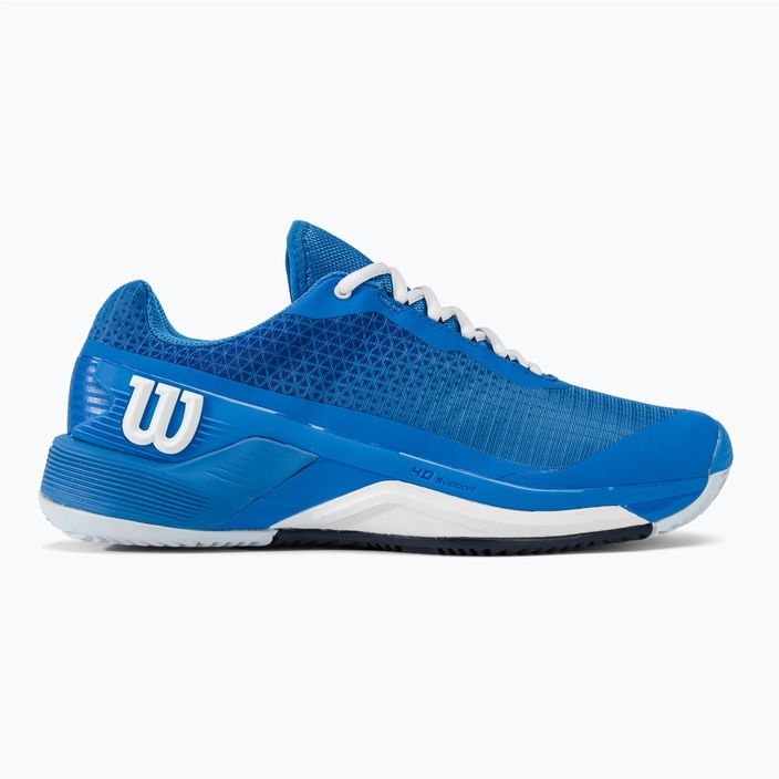Pánské  tenisové boty  Wilson Rush Pro 4.0 Clay french blue/white/navy blazer 2