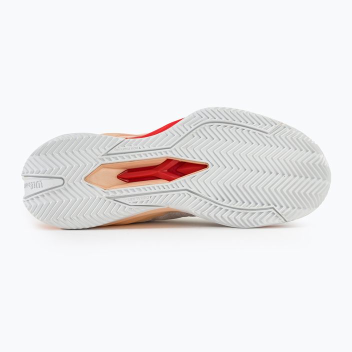 Dámské tenisové boty Wilson Rush Pro 4.0 Clay white/peach parfait/infrared 4