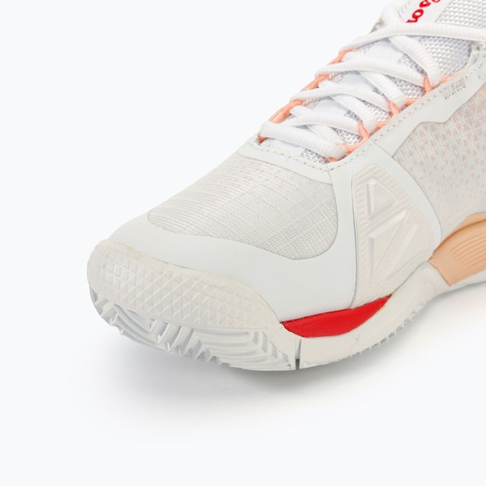 Dámské tenisové boty Wilson Rush Pro 4.0 Clay white/peach parfait/infrared 7