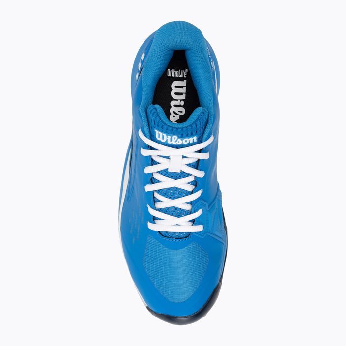 Pánské  tenisové boty  Wilson Rush Pro Ace Clay french blue/white/navy blazer 5