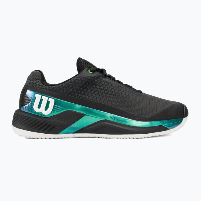 Pánské tenisové boty Wilson Rush Pro 4.0 Blade Clay black/black/deep teal 2