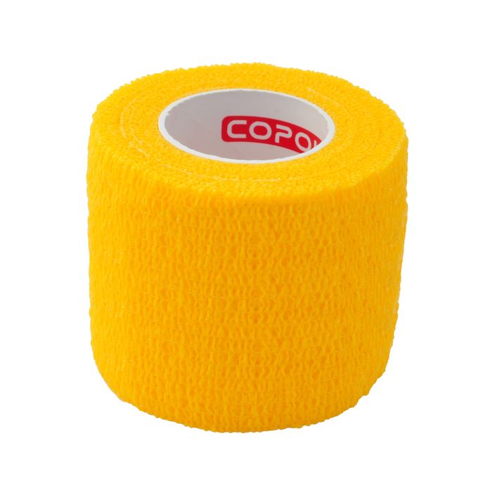Soudržná elastická páska Copoly žlutá 0092 2