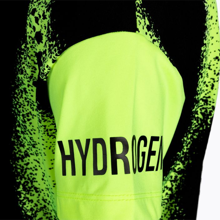 Dětské tenisové tričko HYDROGEN Spray Tech žluté TK0502724 4