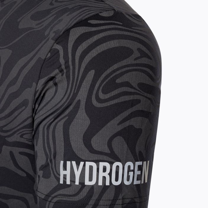 Pánské tenisové tričko HYDROGEN Chrome Tech Tee šedé 7