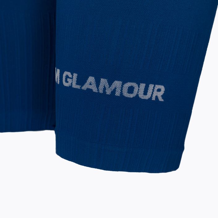 Dámské tréninkové šortky Gym Glamour Bikery push up modré 317 8