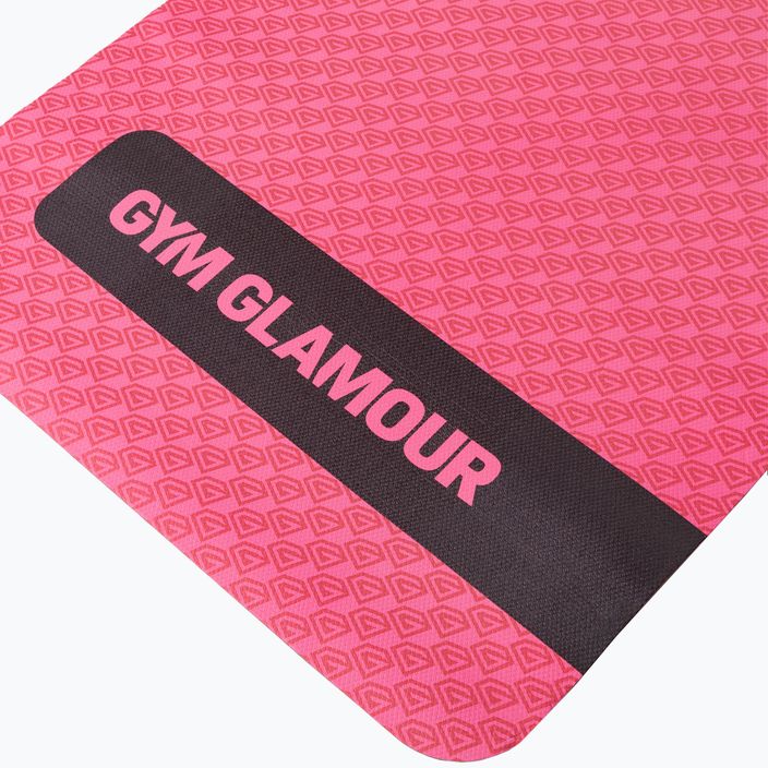 Tréninková podložka Gym Glamour 4 mm růžova 363 3