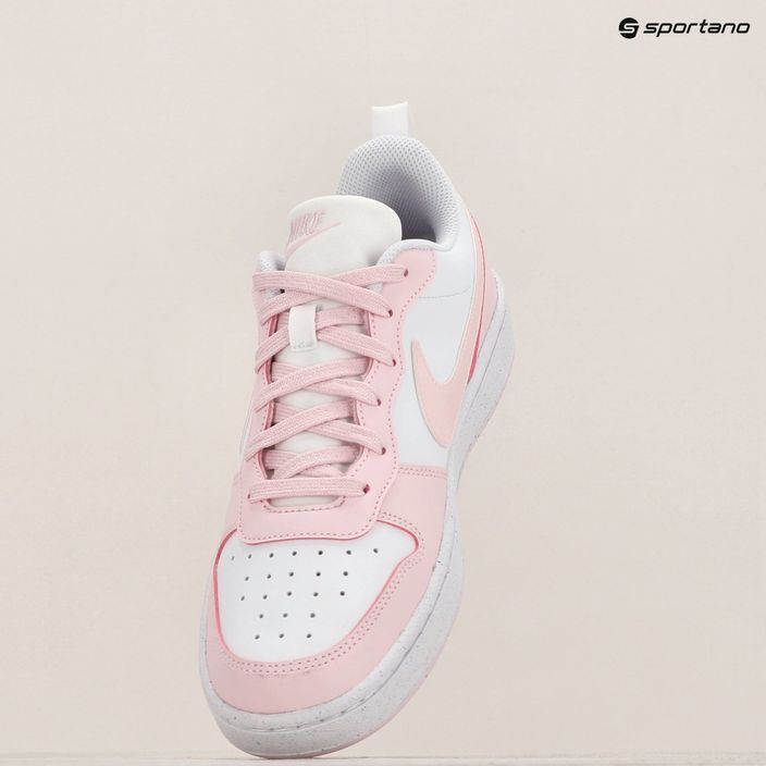 Boty Nike Court Borough Low Recraft white/pink foam 9