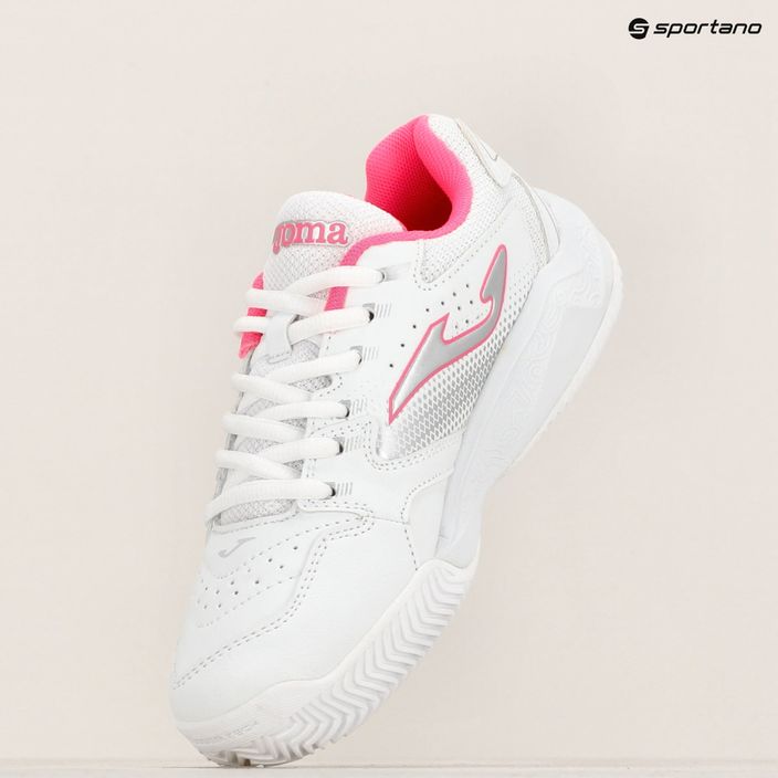 Dětské tenisové boty  Joma Master 1000 JR C white/ fuchsia 11