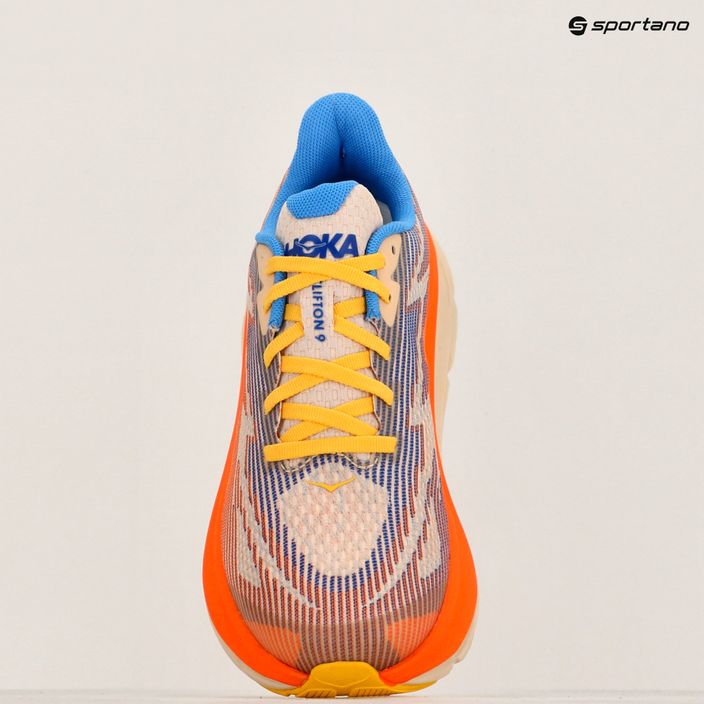 Dětské běžecké boty  HOKA Clifton 9 ultramarine/electric tangerine 16