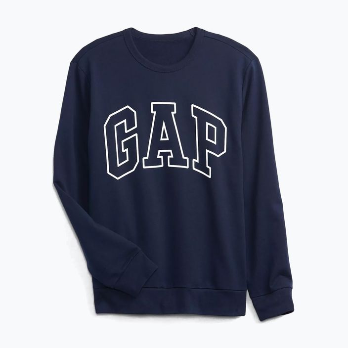 Pánská mikina GAP Logo Crewneck blue navy 5