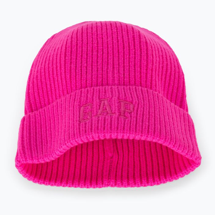 Dámská čepice GAP V-Logo Beanie standout pink 4