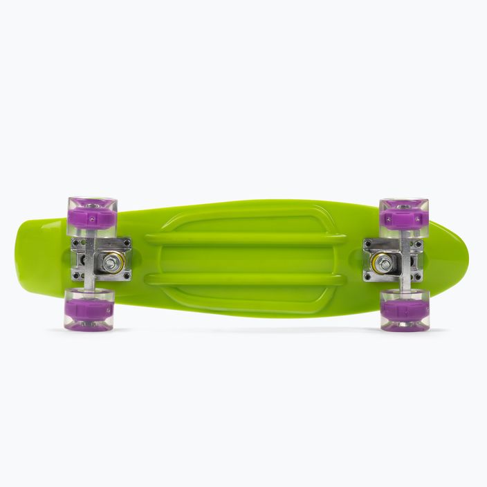 Klasický dětský skateboard LED Mechanics zelený PW-506 4