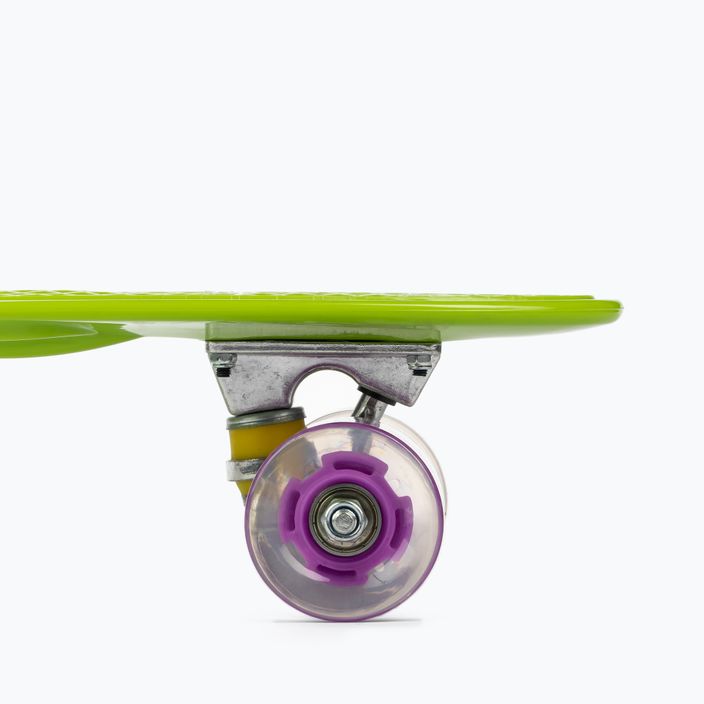 Klasický dětský skateboard LED Mechanics zelený PW-506 6