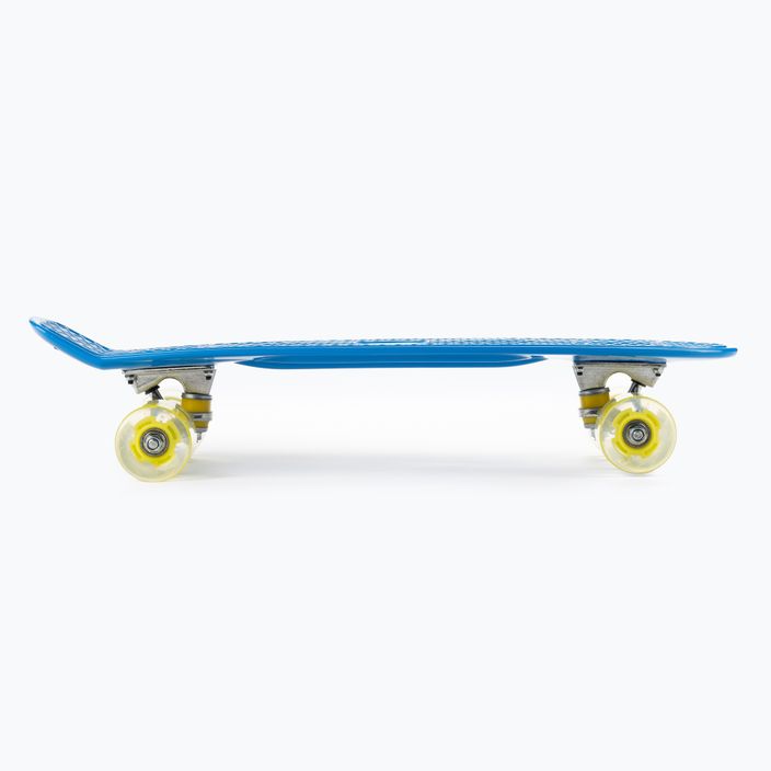 Klasický dětský skateboard LED Mechanics modrý PW 506 2