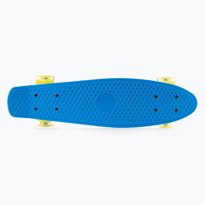 Klasický dětský skateboard LED Mechanics modrý PW 506 3