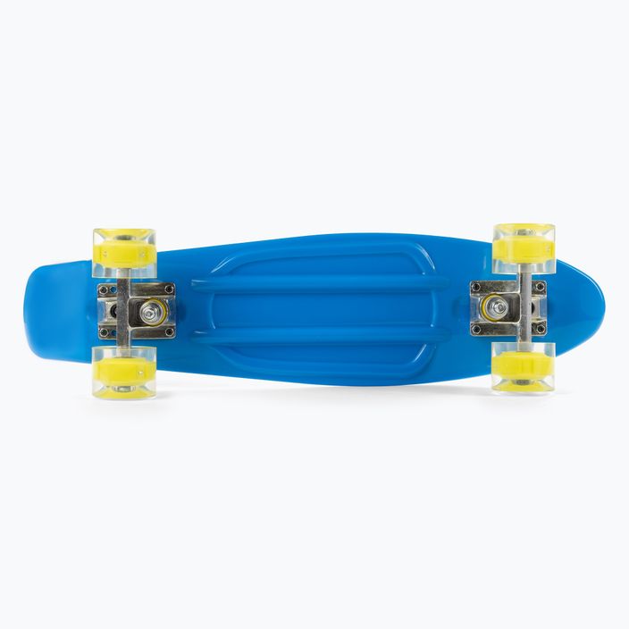 Klasický dětský skateboard LED Mechanics modrý PW 506 4