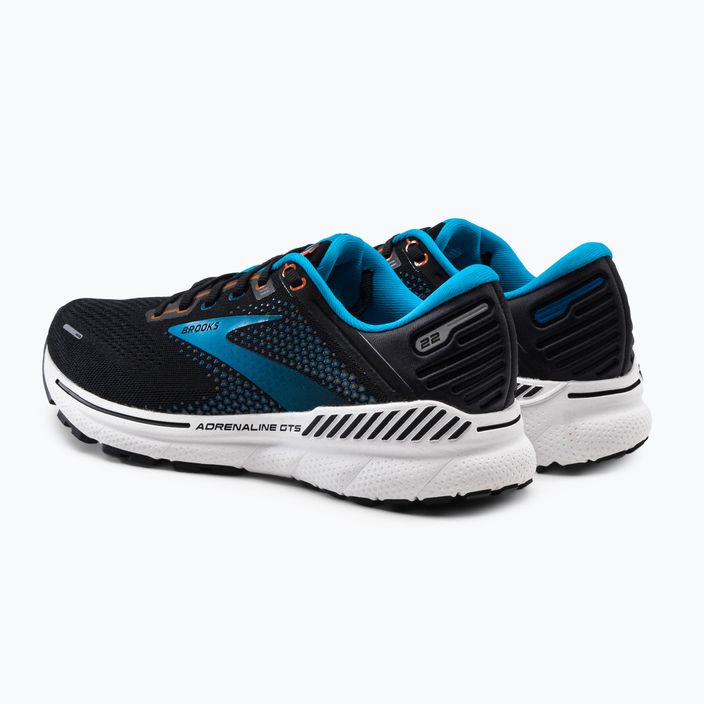 Pánská běžecká obuv BROOKS Adrenaline GTS 22 black-blue 1103661D034 3